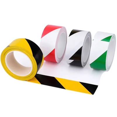 De Vinylvloer die van pvc Veiligheid van de de Vloerband van de Band de Dubbele Kleur Rode Witte Op zwaar werk berekende merken