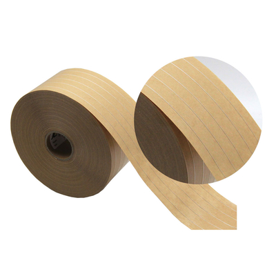 OEM Versterkte Water Geactiveerde Ponsband van Kraftpapier met 5 past Nylon Garen in