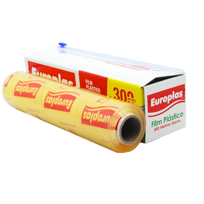 Douane klampt de Zachte PE Keuken van pvc zich de Rang vast van het Omslagvoedsel het Plastic Verse Houden zich Film met Snijder vastklampt