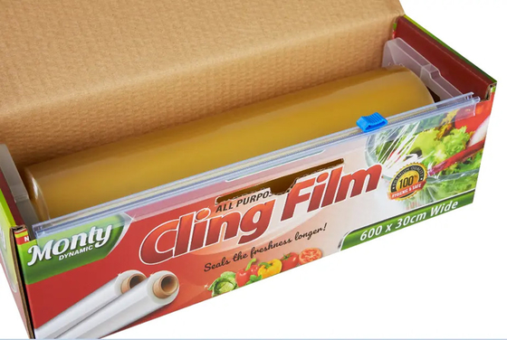Transparant pvc klampt zich Filmomslag voor de Plastic Omslag van de Voedselrang vast