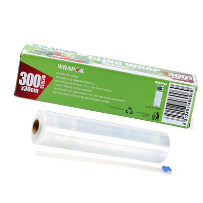 Het Pakketpe van het huishouden Antibacteriële Voedsel Plastic Omslag voor Voedsel