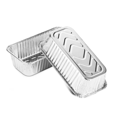 550ml van het de Containers de Meeneemvoedsel van het aluminiumfolievoedsel van het de Verpakkingsaluminium Beschikbare Doos met Deksel