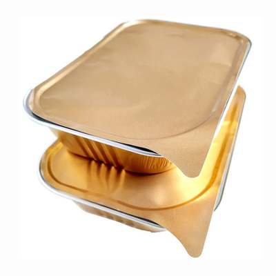 750ml beschikbare Kleurrijke het Bakselcake Tray Pan Container van de Aluminiumfolie