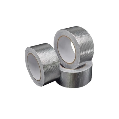 Vlam - van de de Foliehvac Thermische Isolatie van het vertragers de Zelfklevende Aluminium Band van de de Glasvezeldoek