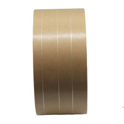 De versterkte Water Geactiveerde Ponsband van Kraftpapier met 3 past Nylon Garen in