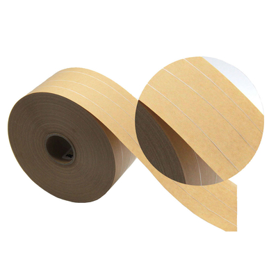De versterkte Water Geactiveerde Ponsband van Kraftpapier met 3 past Nylon Garen in
