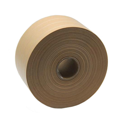 De versterkte Water Geactiveerde Ponsband van Kraftpapier met 3 past Nylon Garen in