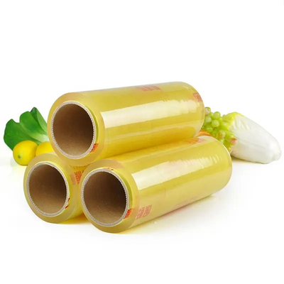 Food Grade Transparante PVC Vershoudfolie Voedsel Wrap Conserverende Film Voor Machine