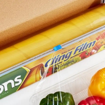 Antistatisch Duidelijk Plastic Composteerbaar de Rangpvc van het Omslagvoedsel klampt zich Omslag met Snijder vast