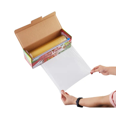 Transparant pvc klampt zich Filmomslag voor de Plastic Omslag van de Voedselrang vast