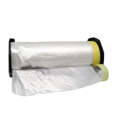 PE Schilders bonden pre Maskerende Film Gevouwen Masker van de Beschermings Beschikbare Hand voor het Schilderen vast