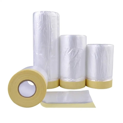 HDPE pre Vastgebonden Maskerend de Verfgebruik van de Film Binnen Openlucht Beschermend Plastic Film