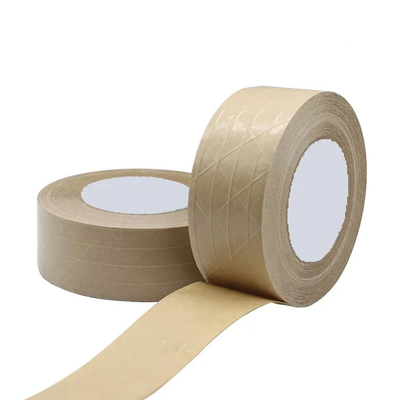 Zelfklevende van de Bandglasvezel Versterkte Flatback Kraftpapier van de Pakpapierverpakking de Verpakkingsband