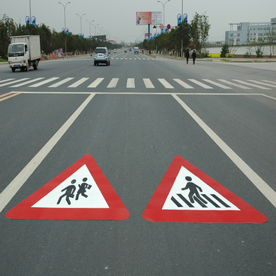 Bestratings Thermoplastische Lijn die Striping van de Band Kleurrijke Pre Gevormde Parkeerplaats Band merken