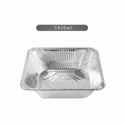 De op zwaar werk berekende Containers Beschikbaar Diep Meeneempan with foil lid van het Aluminiumfolievoedsel
