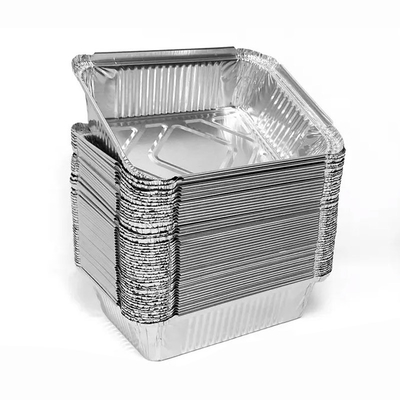 1LB douane 8342 van het de Containers450ml Voedsel van het Aluminiumfolievoedsel de Containerfolie met Deksel