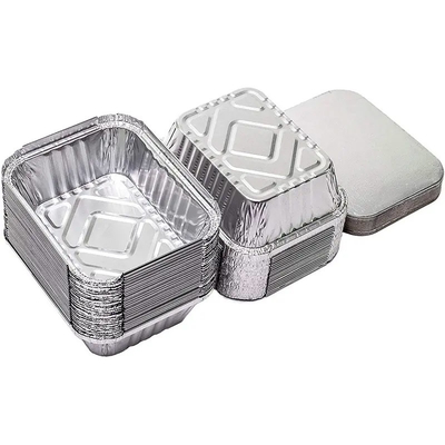 1LB douane 8342 van het de Containers450ml Voedsel van het Aluminiumfolievoedsel de Containerfolie met Deksel