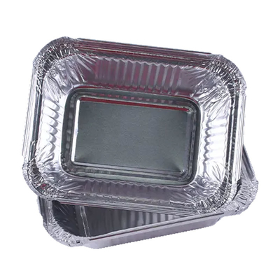 260ml het kleine Aluminium haalt Containers weg Bakkend het Beschikbare Voedsel Tray With Lid van de Aluminiumfolie