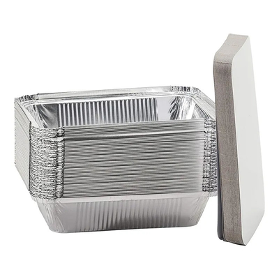F4 83185 Beschikbare Foliecontainers met de Folie van de het Aluminiumcake van de Deksels1750ml Rechthoek