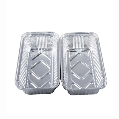 550ml van het de Containers de Meeneemvoedsel van het aluminiumfolievoedsel van het de Verpakkingsaluminium Beschikbare Doos met Deksel