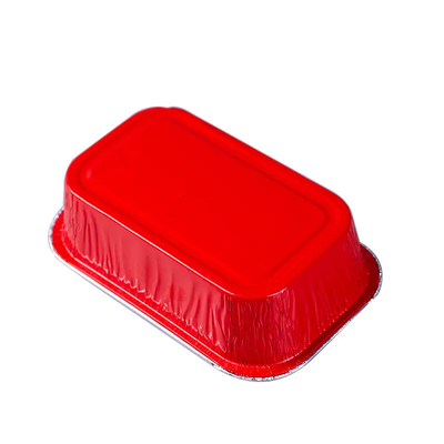 500ml beschikbare de Doosaluminiumfolie Pan Airline Food Packing Trays van de Vliegtuiglunch met Deksels