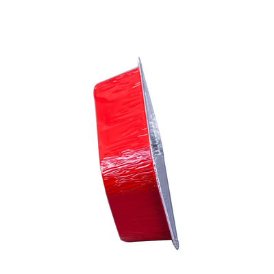 500ml beschikbare de Doosaluminiumfolie Pan Airline Food Packing Trays van de Vliegtuiglunch met Deksels