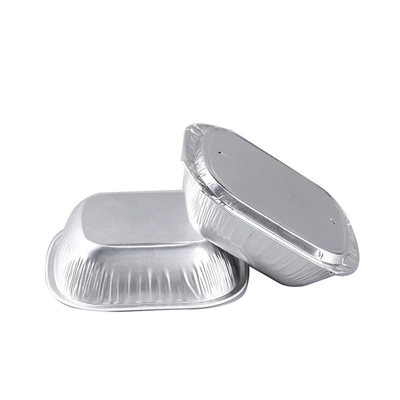 250ml van de de Containers de Beschikbare Inflight Met een laag bedekte Luchtvaartlijn van het aluminiumfolievoedsel Containers van de het Voedselcatering met Deksels