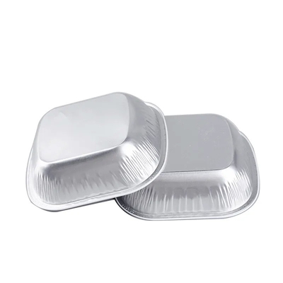 250ml van de de Containers de Beschikbare Inflight Met een laag bedekte Luchtvaartlijn van het aluminiumfolievoedsel Containers van de het Voedselcatering met Deksels