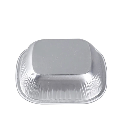 250ml van de de Containers de Beschikbare Inflight Met een laag bedekte Luchtvaartlijn van het aluminiumfolievoedsel Containers van de het Voedselcatering met Deksels