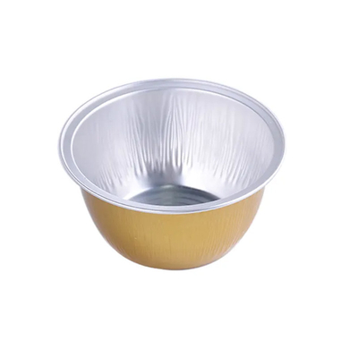 130ML beschikbare Aluminiumfolievoedsel Containers Geplooide het Bakken de Kompan van de Koppen Kleurrijke Cake