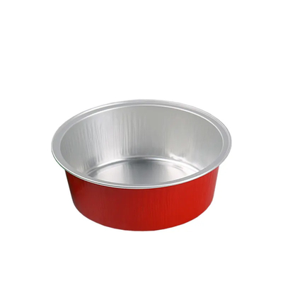 150ml de beschikbare Containers van het Aluminiumfolievoedsel om Kleurrijk Mini Cupcake Baking Cups With-Deksel
